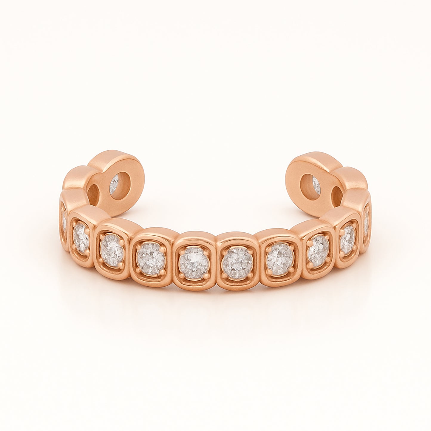 Diamond Bezel Ear Cuff