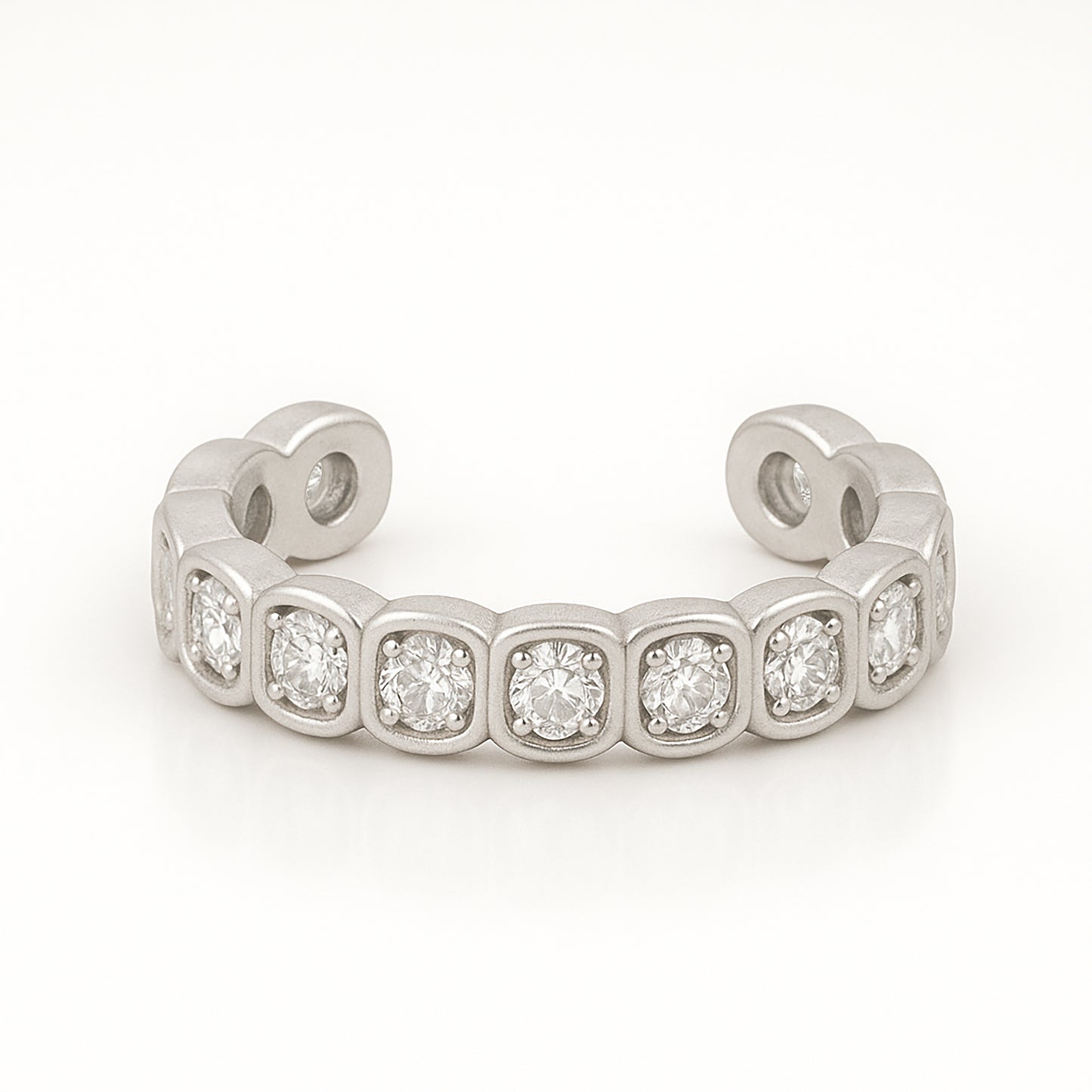 Diamond Bezel Ear Cuff